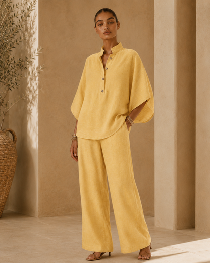 Valentina™ | Completo fluido in cotone e lino