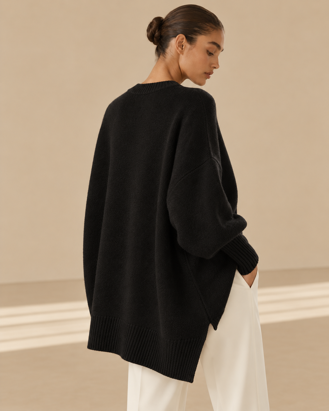 Federica™ | Maglia oversize in lana e cashmere