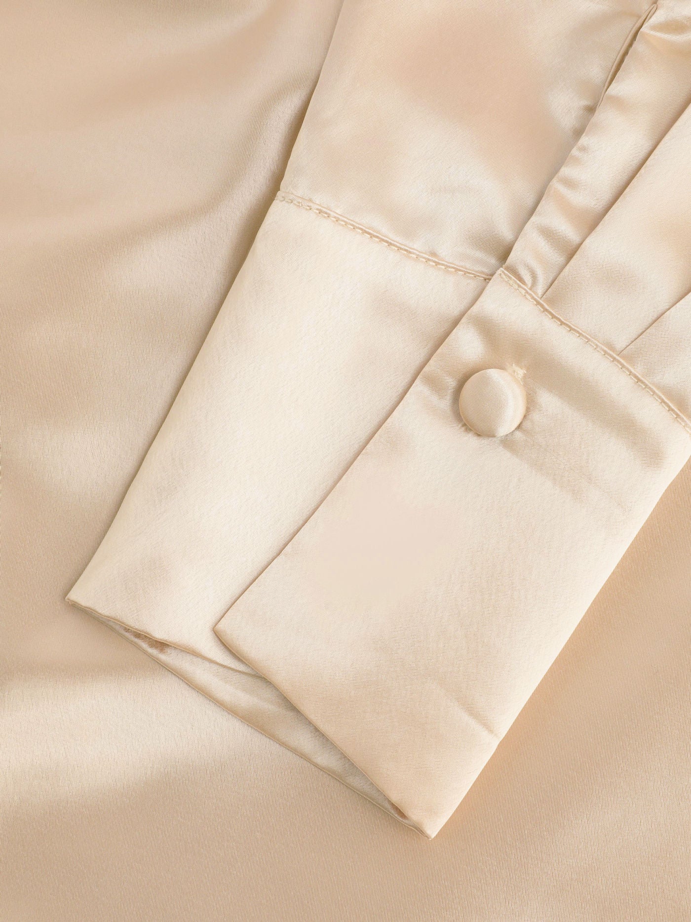 Chiara™ | Blusa satinata con scollo drappeggiato