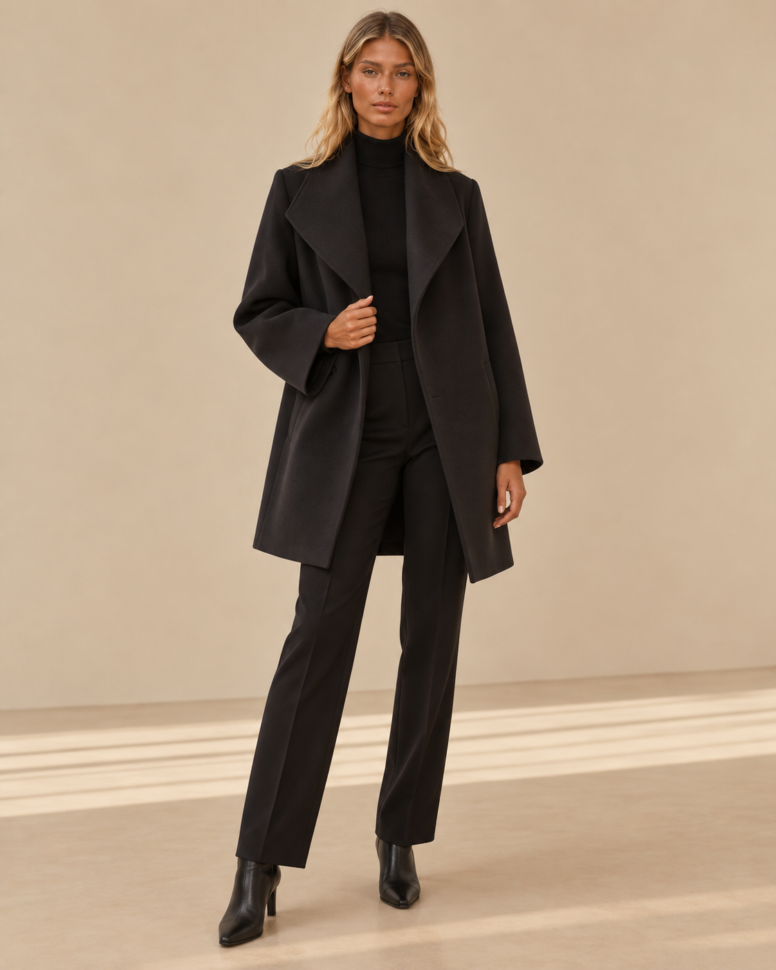Paola™ | Cappotto in lana dalla linea morbida