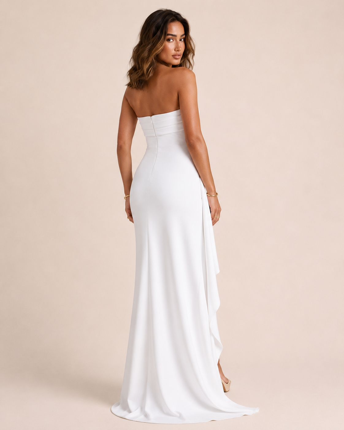 Valeria™ | Abito drappeggiato senza spalline