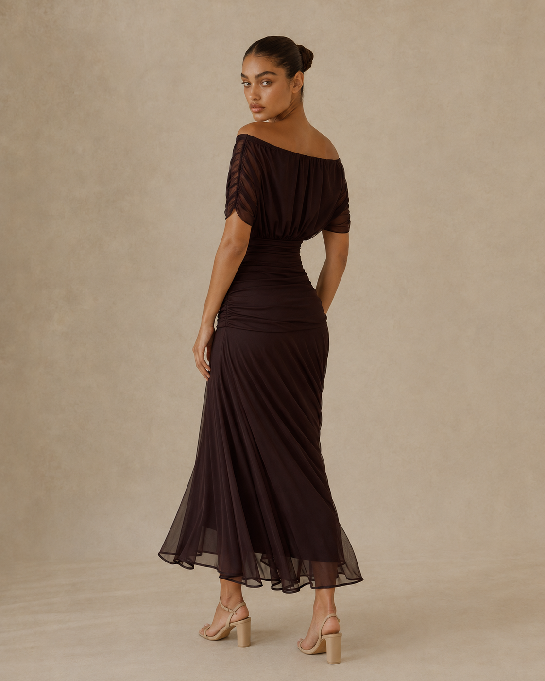 Elena™ | Abito lungo floreale con scollo a V