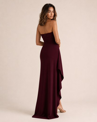 Valeria™ | Abito drappeggiato senza spalline