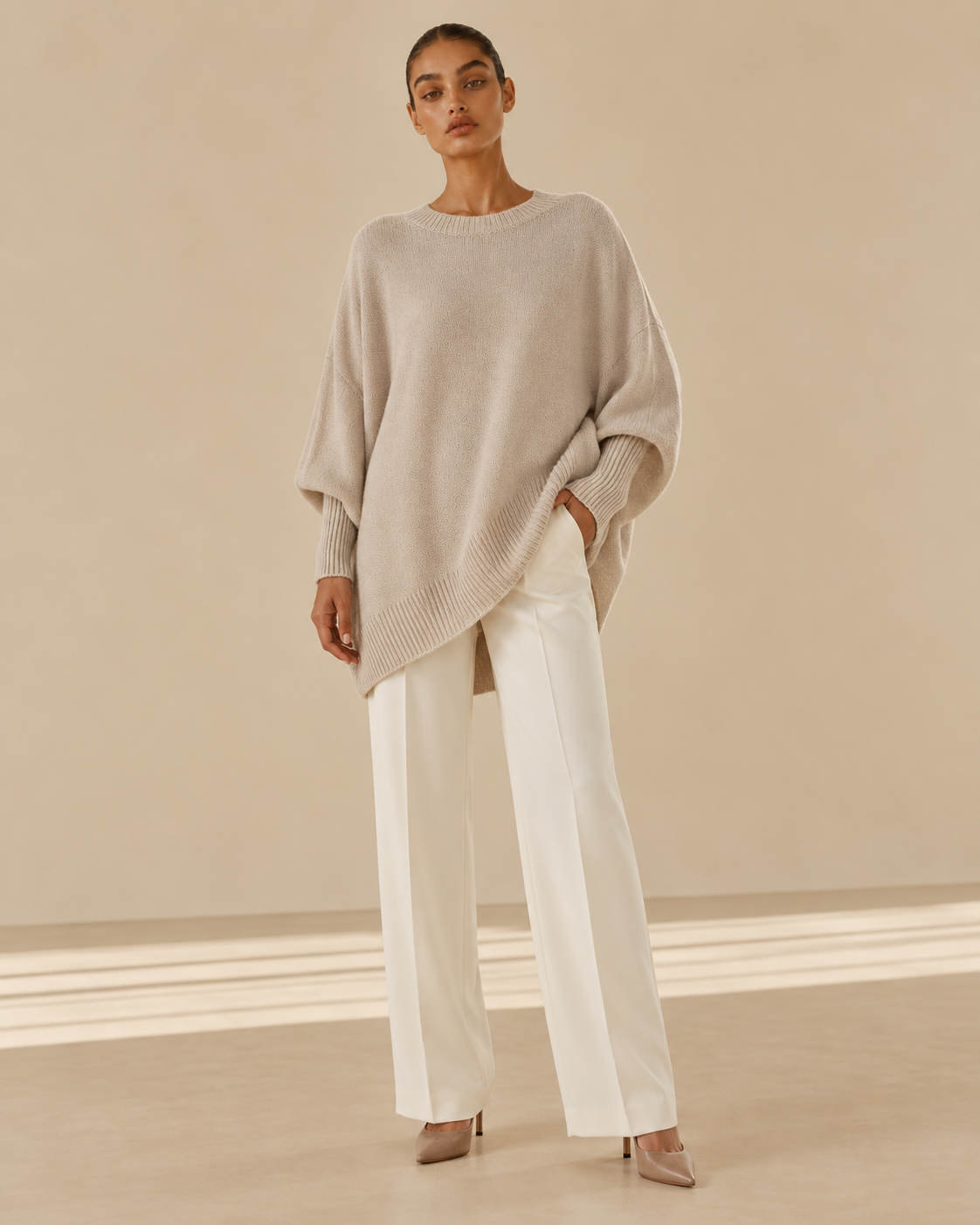 Federica™ | Maglia oversize in lana e cashmere