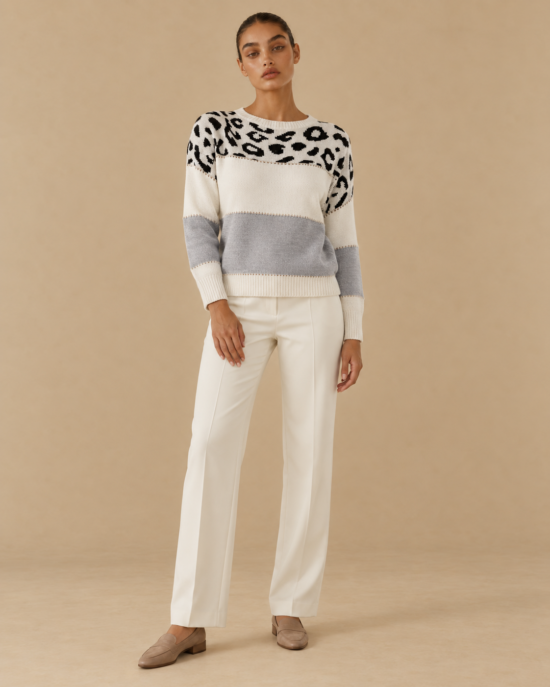 Eleonora™ | Maglia con stampa leopardata