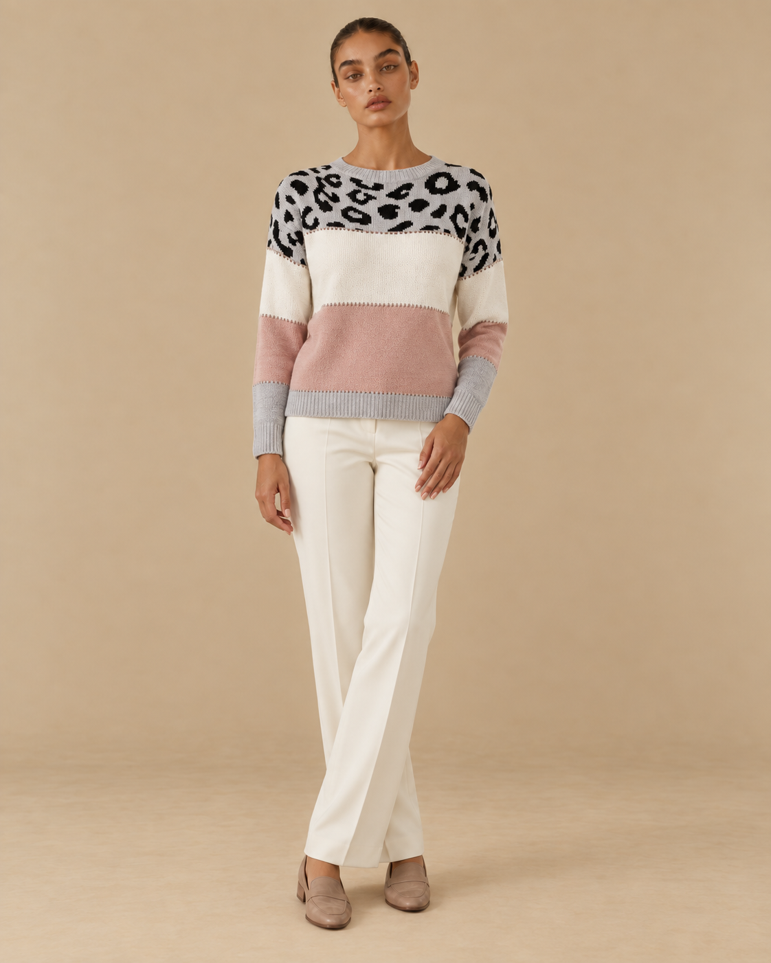 Eleonora™ | Maglia con stampa leopardata