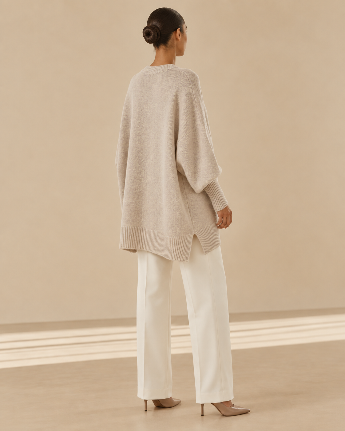 Federica™ | Maglia oversize in lana e cashmere
