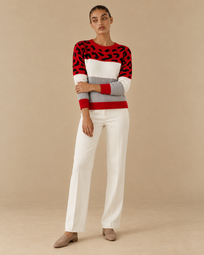 Eleonora™ | Maglia con stampa leopardata
