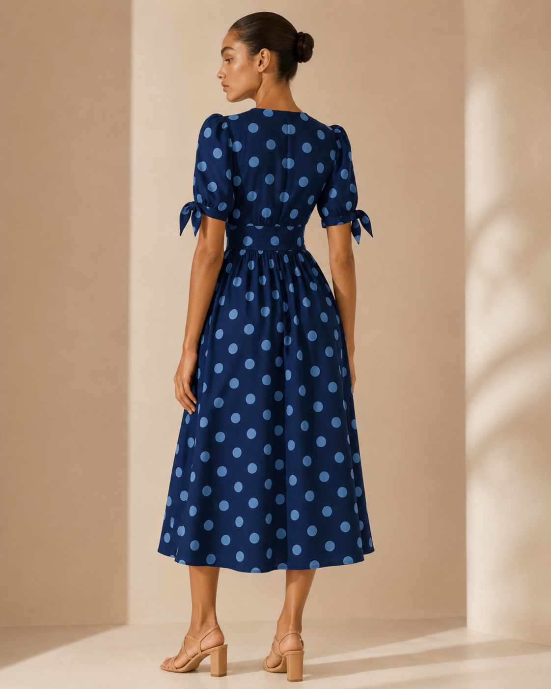 Viola™ | Abito a pois con scollo a V
