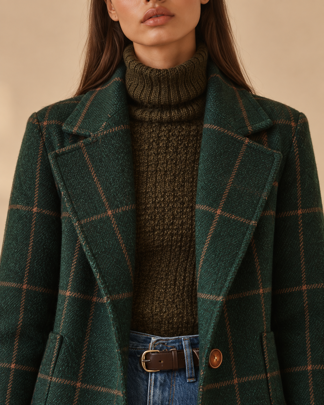 Ginevra™ | Cappotto in tweed a quadri