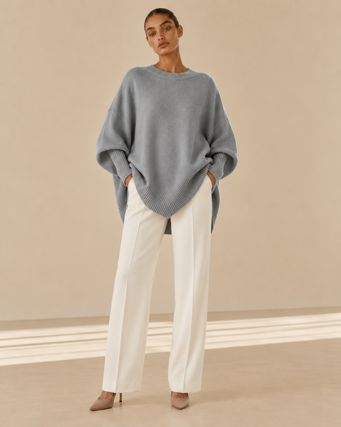 Federica™ | Maglia oversize in lana e cashmere