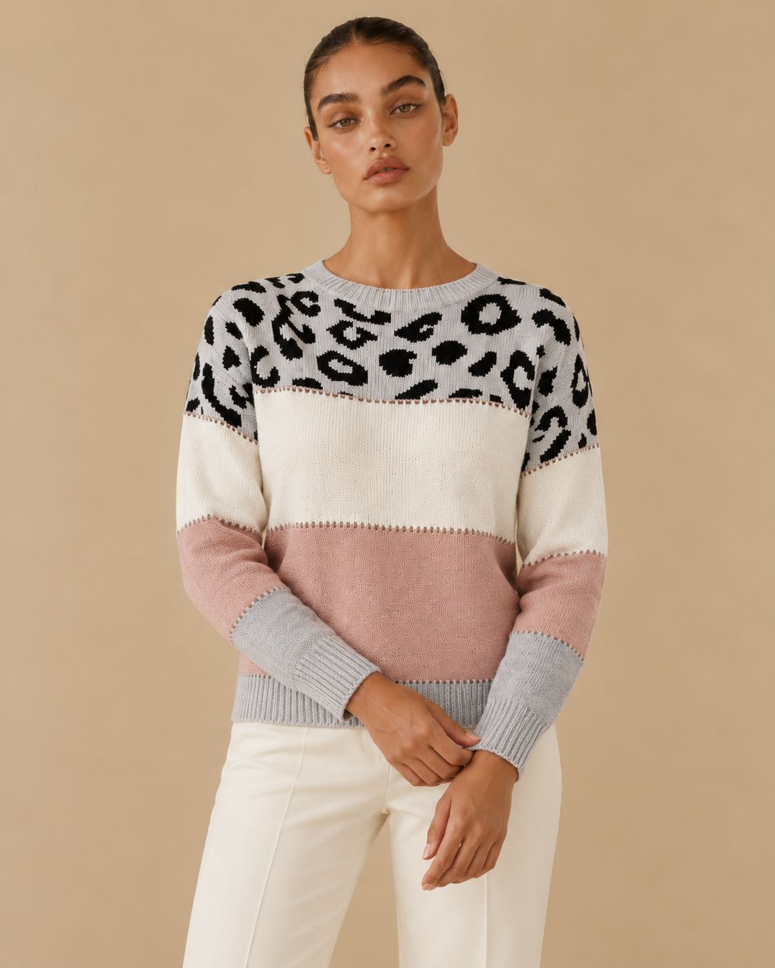 Eleonora™ | Maglia con stampa leopardata