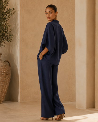 Valentina™ | Completo fluido in cotone e lino