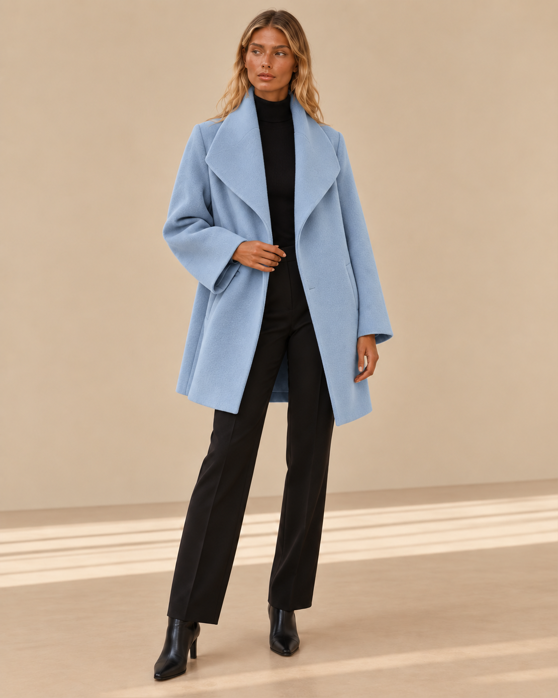Paola™ | Cappotto in lana dalla linea morbida