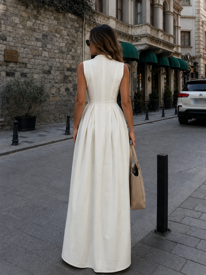 Olivia™ | Tuta Elegante Sfiancata