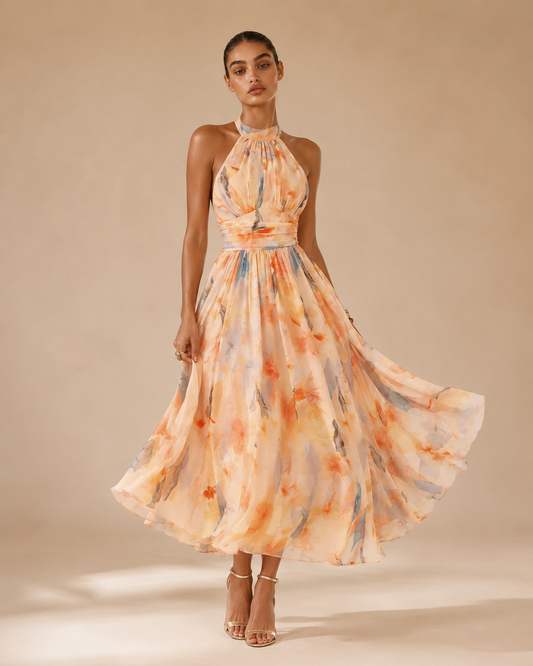 Maddalena | Abito con scollo all’americana